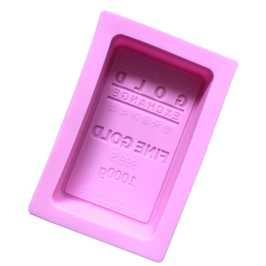 Silicone Mould - Gold Bullion - S59.