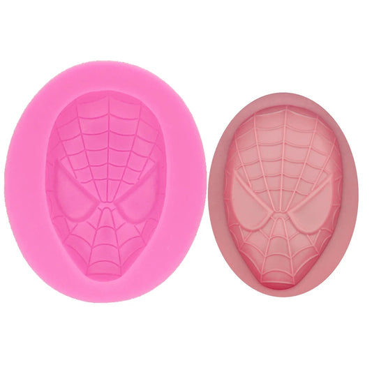 Silicone Mould - Spiderman Face - S116.