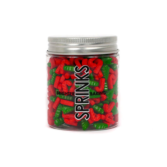 75g Sprinks Sprinkles - Santa's Coming Candy Canes.