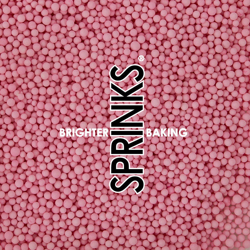 65g Sprinks Nonpareils - Pastel Pink.