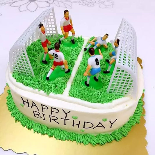 Cake Topper Set - Soccer Goal