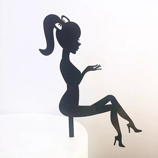 Silhouette Figure - Woman / Girl / Barbie.