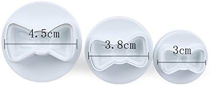 3PC Bowtie Plunger Cutter Set