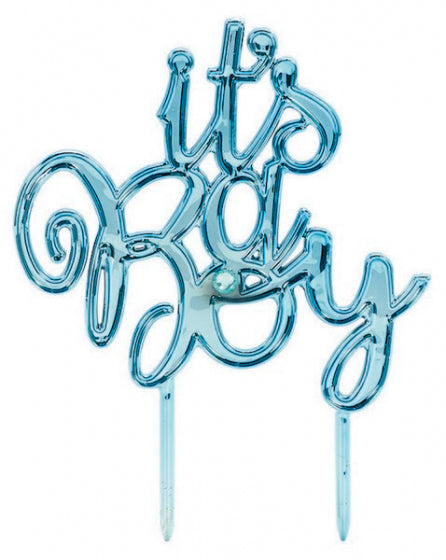 Its a Boy Cake Topper - Blue.