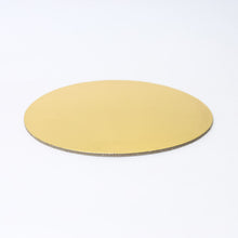 8 inch (20cm) Round 3mm Card Cake Board - Gold