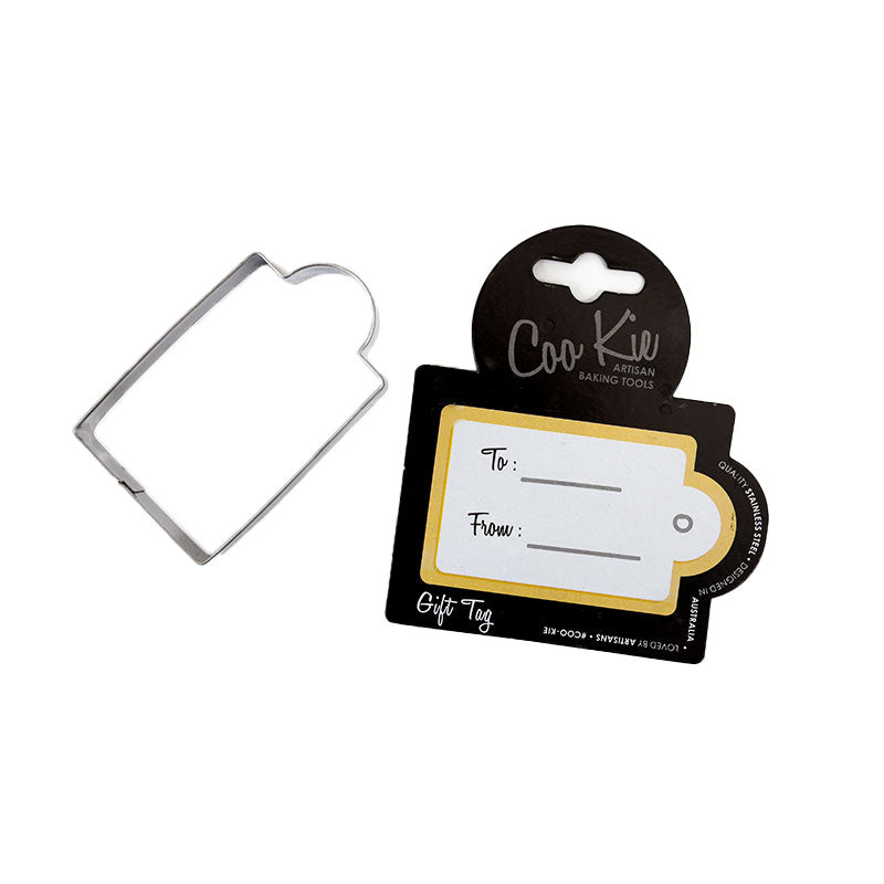 Coo Kie Gift Tag Cookie Cutter.