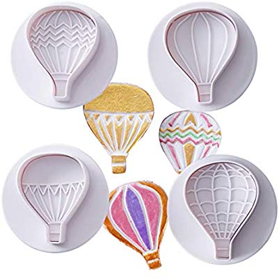 4PC Hot Air Balloon Plunger Cutter Set