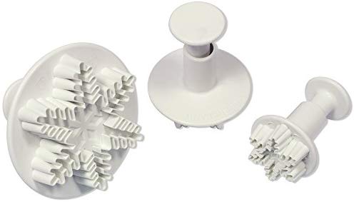 3PC Snowflake Style 1 Plunger Cutter Set