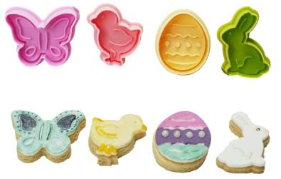 4PC Easter Plunger Cutter Set