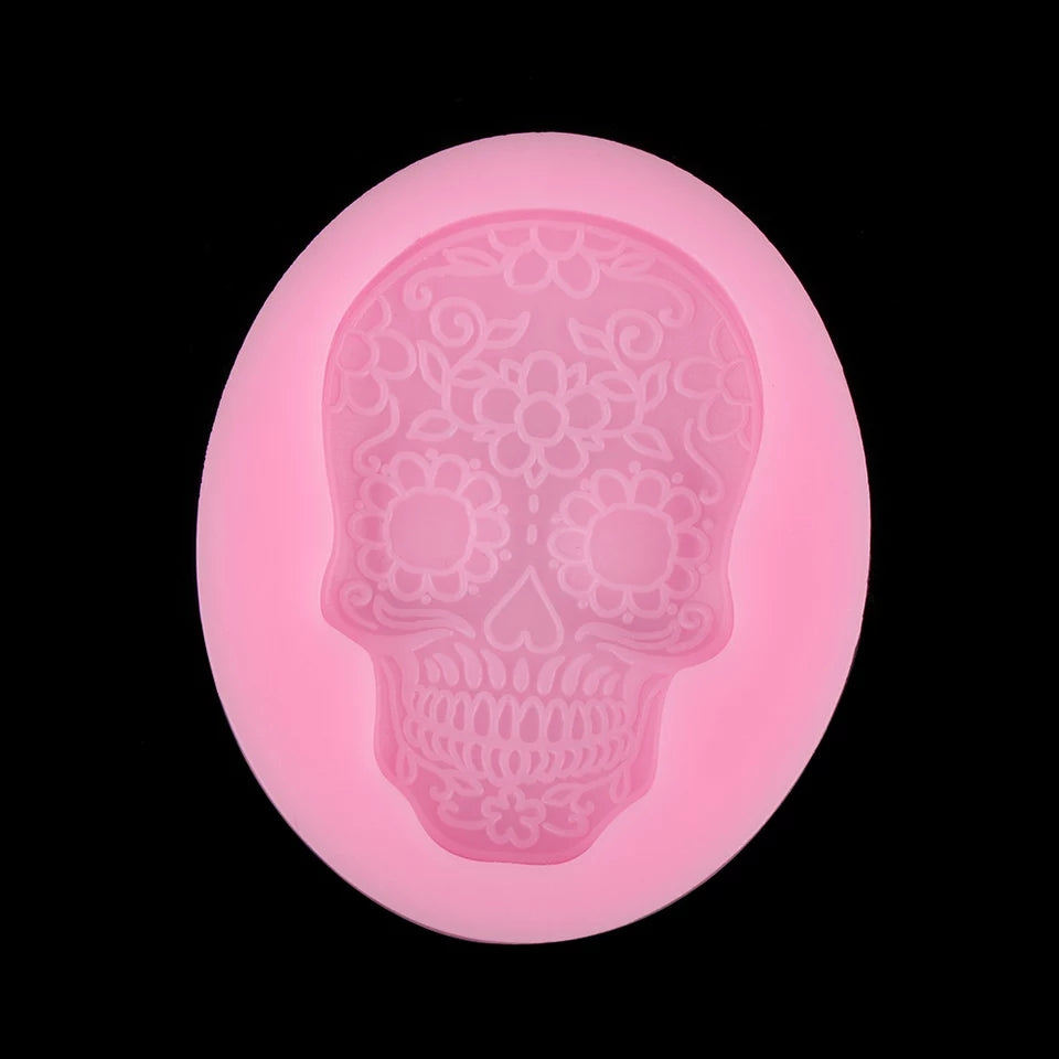 Silicone Mould - Sugar Skull - S747