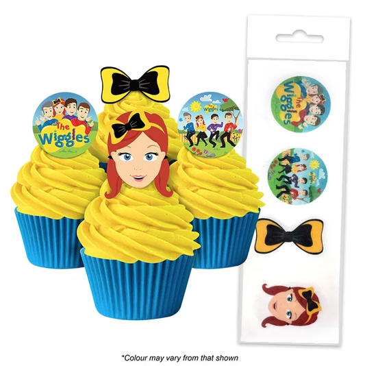 16 Edible Wafer Cupcake  - The Wiggles