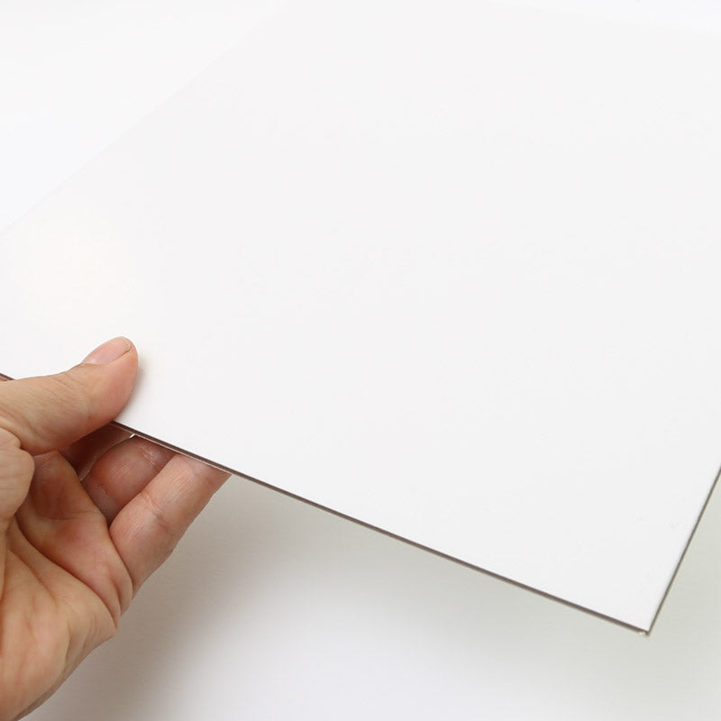 Silver Card Rectangle board - 125mm x 375mm