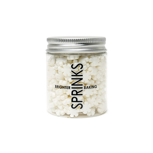 60g Sprinks White Snowflakes