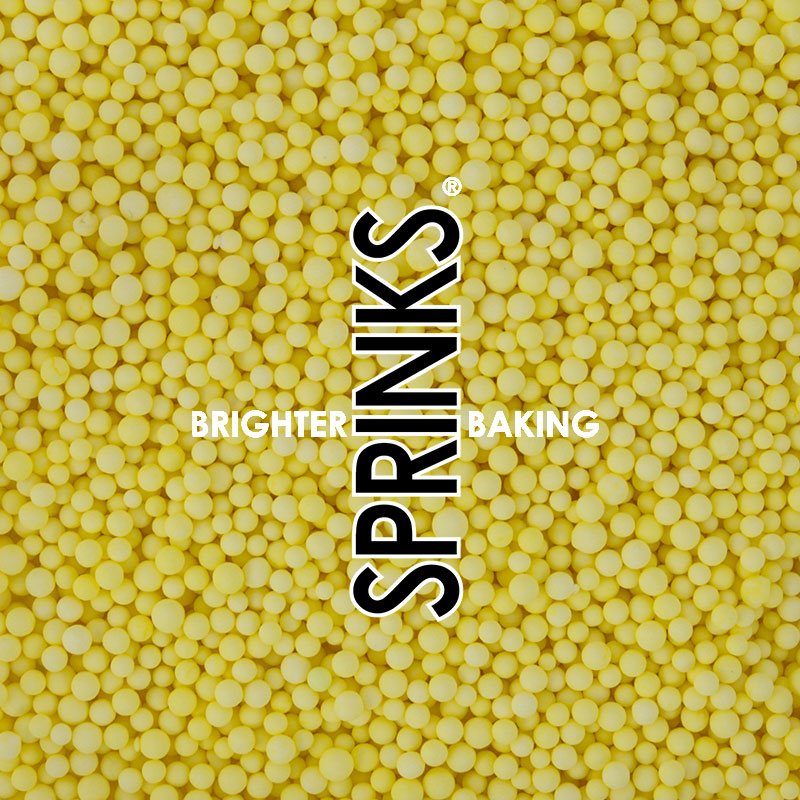 65g Sprinks Nonpareils - Pastel Lemon.