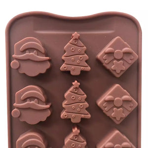 Silicone Chocolate Mould - Christmas Assorted #2