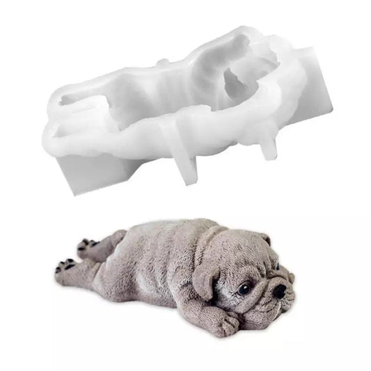 Silicone Mould - 3D Bulldog - S277.