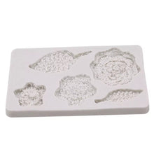 Silicone Mould - Crochet Flowers - S166