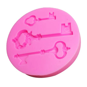 Silicone Mould - 3PC Keys - S86