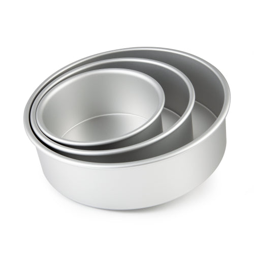 3PC Set Mondo Pro 3inch Deep Round Cake Tins