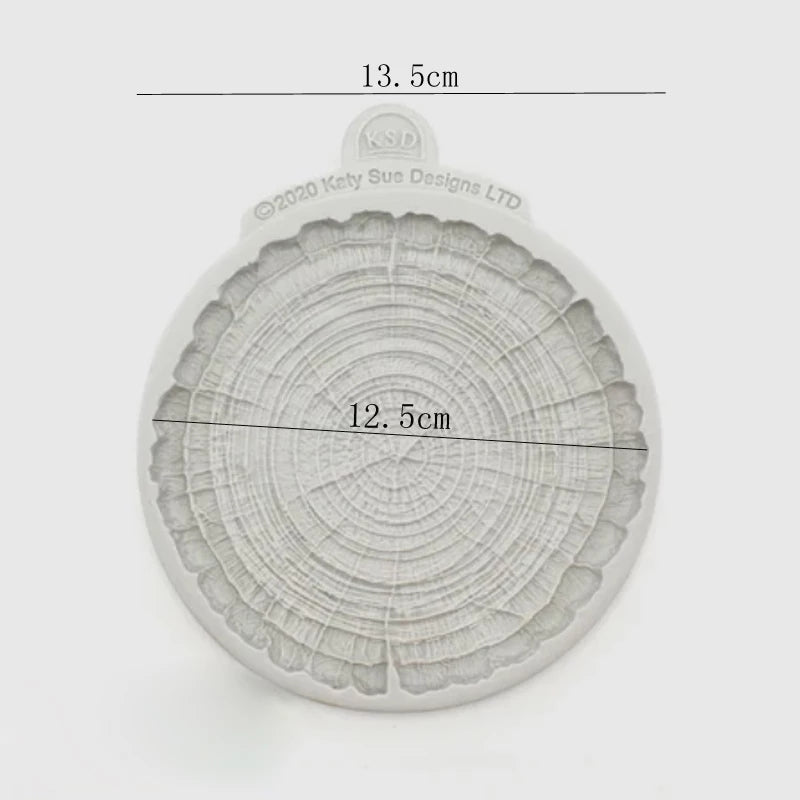 Silicone Mould - Tree Log Round - S278.