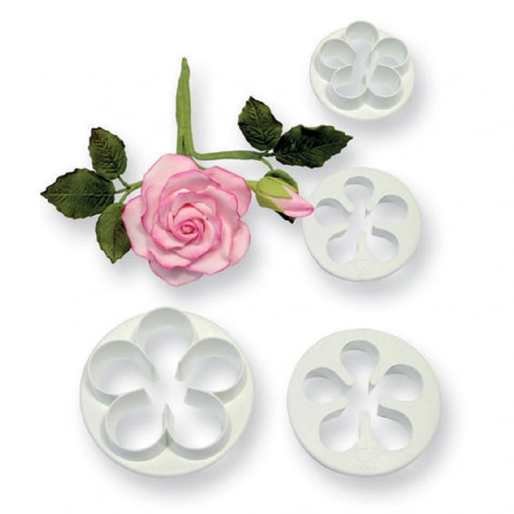 4PC 5 Petal Flower Cutter Set.