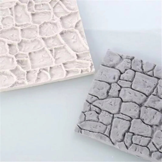 Silicone Mould - Cobble Stone / Wall Texture Imprint - S466