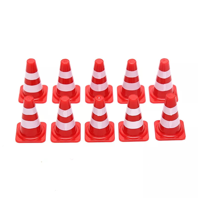 10pk Traffic Road Cones