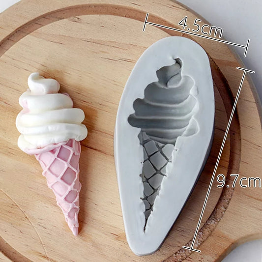 Silicone Mould - Icecream Cone - S377.