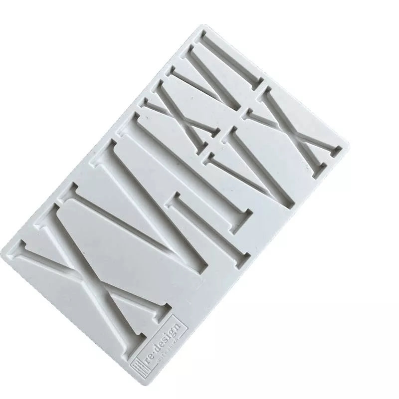 Silicone Mould - Roman Numerals - S408