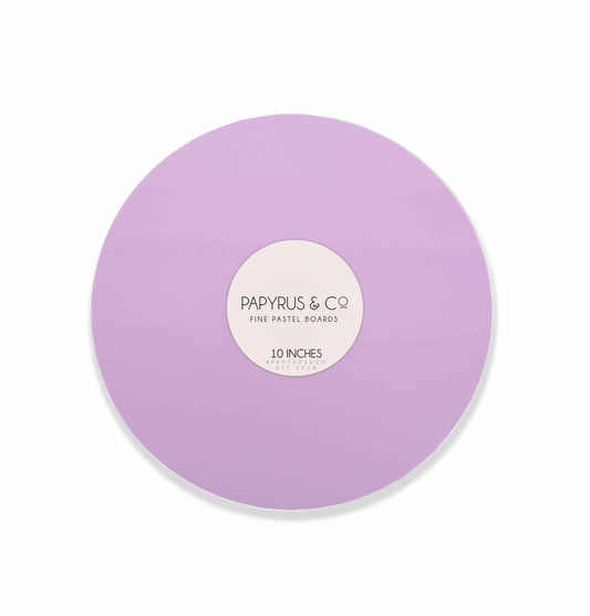 Pastel Lilac Round Masonite Board - 10" (25cm)