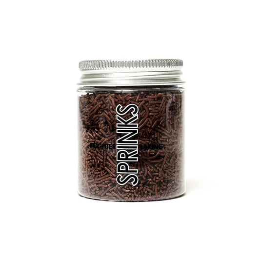 65g Sprinks 1mm Jimmies - Chocolate.