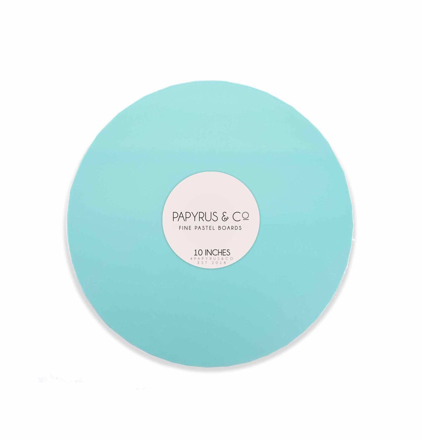 Pastel Blue Round Masonite Board - 10" (25cm)