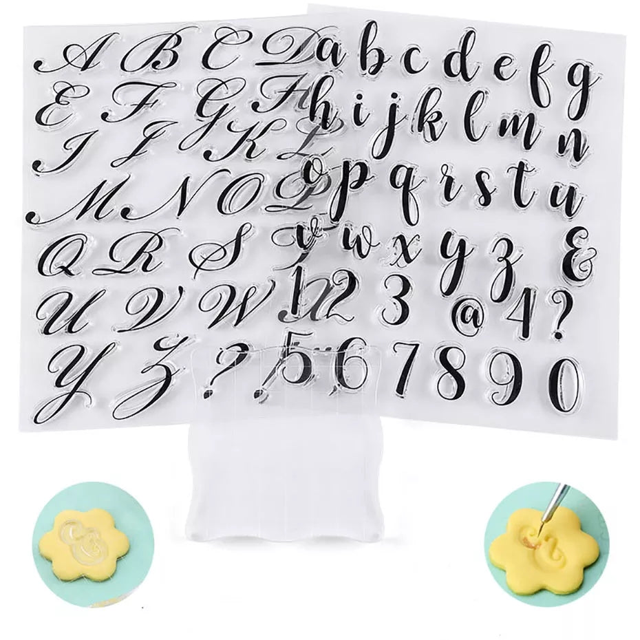 Letter Stamp Set - Script.