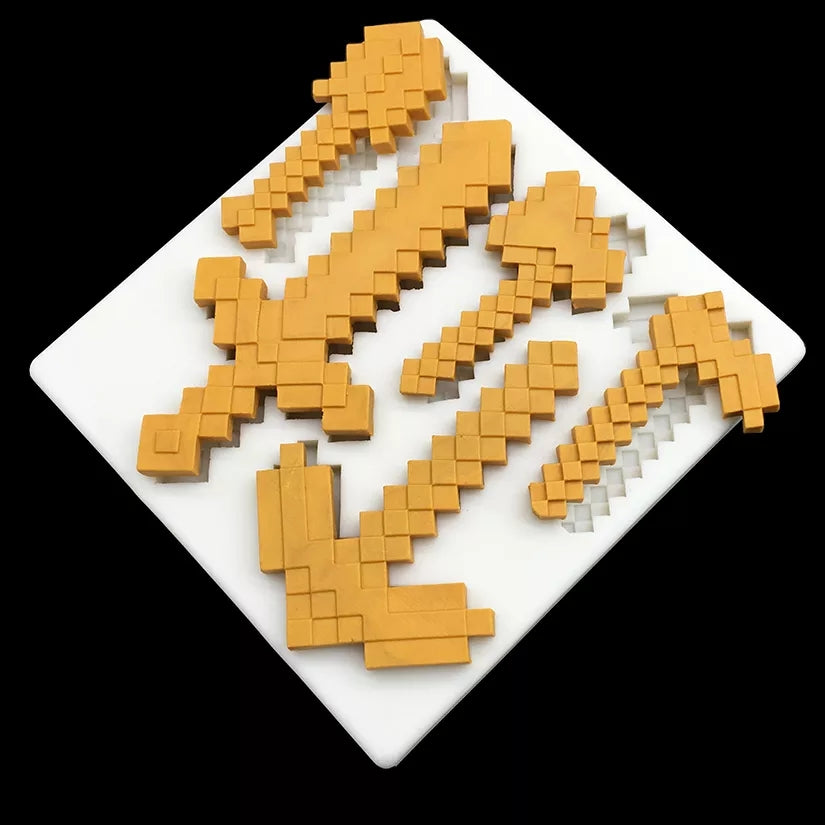 Silicone Mould - Minecraft Tools / Weapons - S423