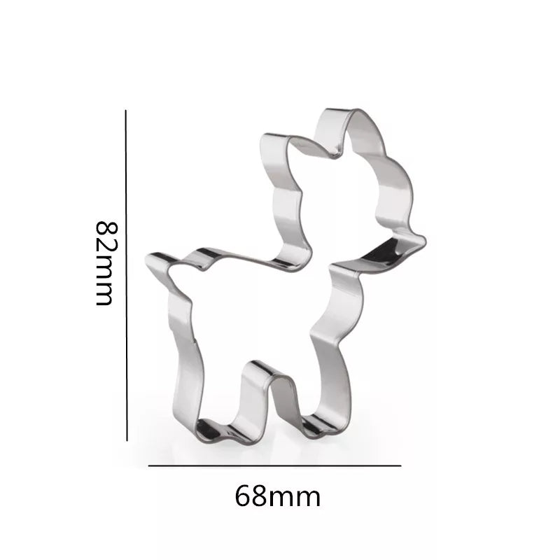 Cookie Cutter - Cute Reindeer 3".