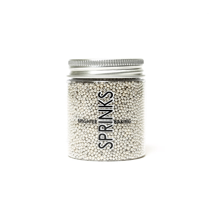 85g Sprinks 2mm Cachous - Silver