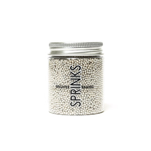 85g Sprinks 2mm Pearls - Silver