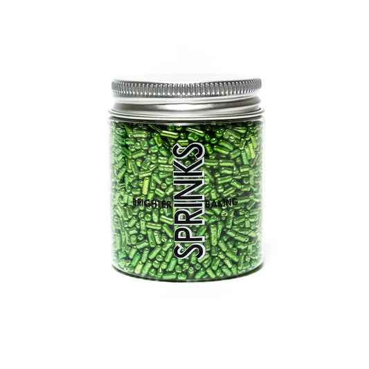 85g Sprinks 1mm Jimmies - Metallic Green. *Past B/B*