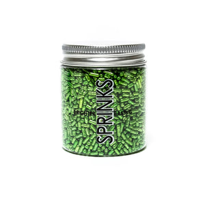 85g Sprinks 1mm Jimmies - Metallic Green