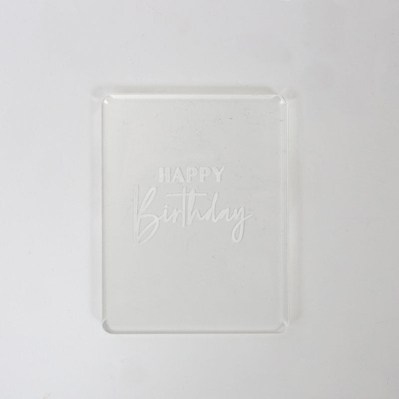 COO KIE Embosser Stamp - Happy Birthday