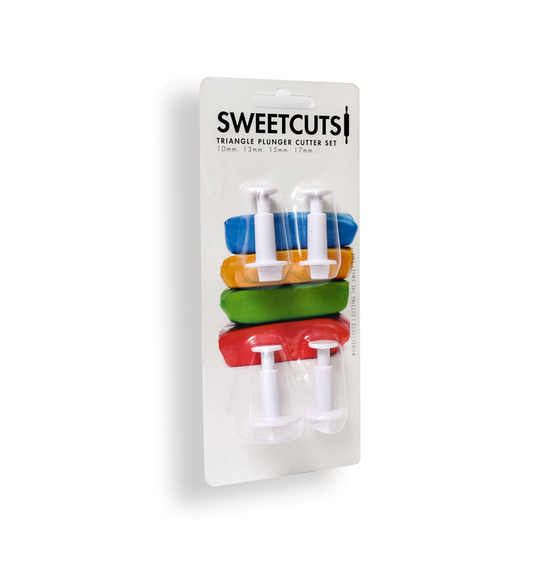 Sweet Cuts Triangle Plunger Cutter Set.