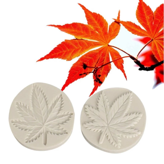 Silicone Mould - Maple / Marijuanna Leaf - S61.