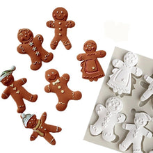 Silicone Mould - Assorted Gingerbread Men - S365