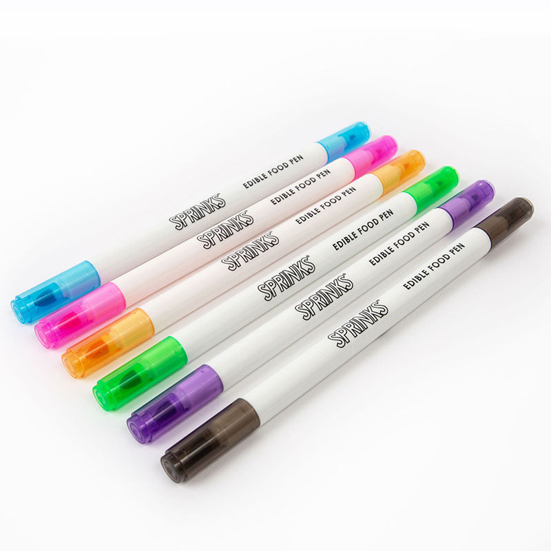 Sprinks Edible Food Pen Set - Pastel Pack (Pack of 6)