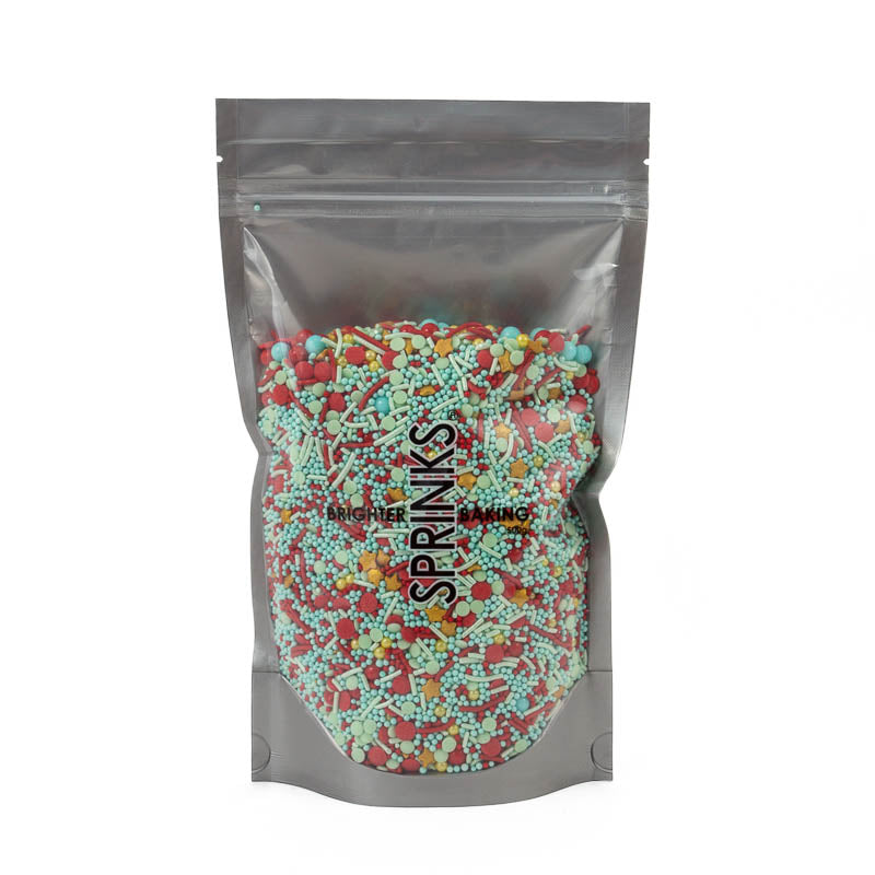 500g Sprinks Sprinkle Mix - Feliz Navidad. – Skysies Cakes
