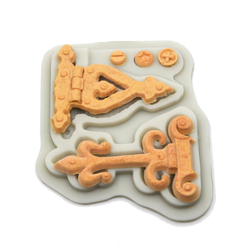 Silicone Mould - Hinges and Screws - S131.