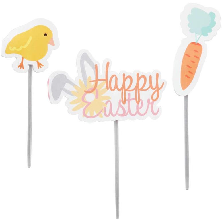 Happy Easter Cupcake Topper 12pk.