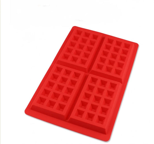 Silicone Mould - Waffle 4 PC - S265.