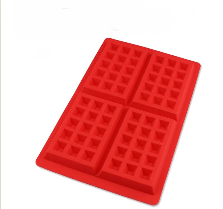 Silicone Mould - Waffle 4 PC - S265