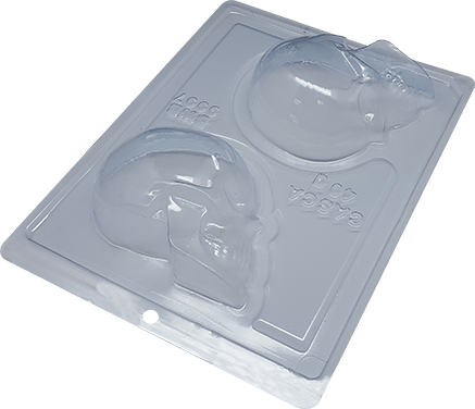 BWB Human Skull 3-Part Chocolate Mould.